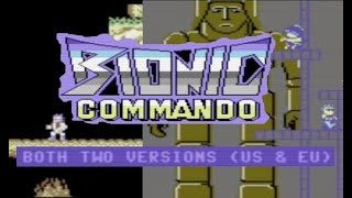 Celebrity Bionic Commando history: TWO 1988 C64-games ALL LEVELS, POKES! Profile