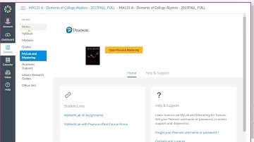 MyMathLab Registration on Canvas