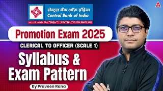 CBI Promotion Exam 2025 | CLERICAL TO OFFICER (SCALE 1) | Syllabus & Exam Pattern | Praveen Rana screenshot 3