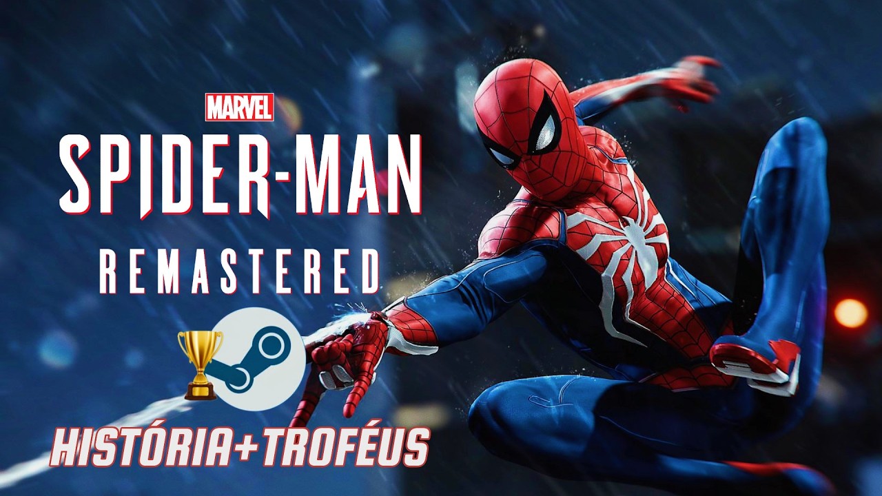 🔴 SPIDER-MAN REMASTERED NO PC | HISTÓRIA + PLATINANDO AO VIVO 🏆#SpidermanPS4