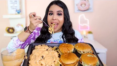 MCDONALDS ANIMAL STYLE FRIES MUKBANG!!