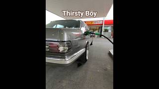 THIRSTY Mercedes 500SEL #S-Class #w126 #C126 #automobile #mercedes #classic  #fuel #pov #20L/100Km