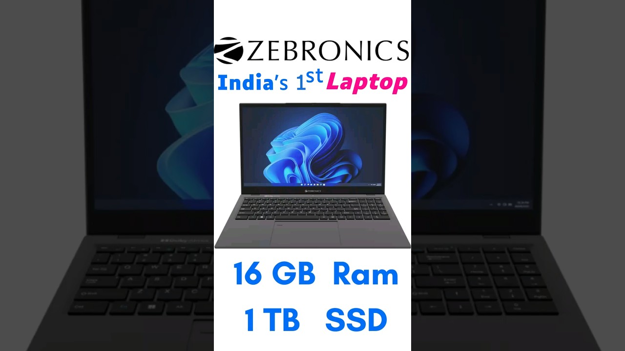 India's First Laptop - Zebronics - Pro Series Z & Y @klamingo