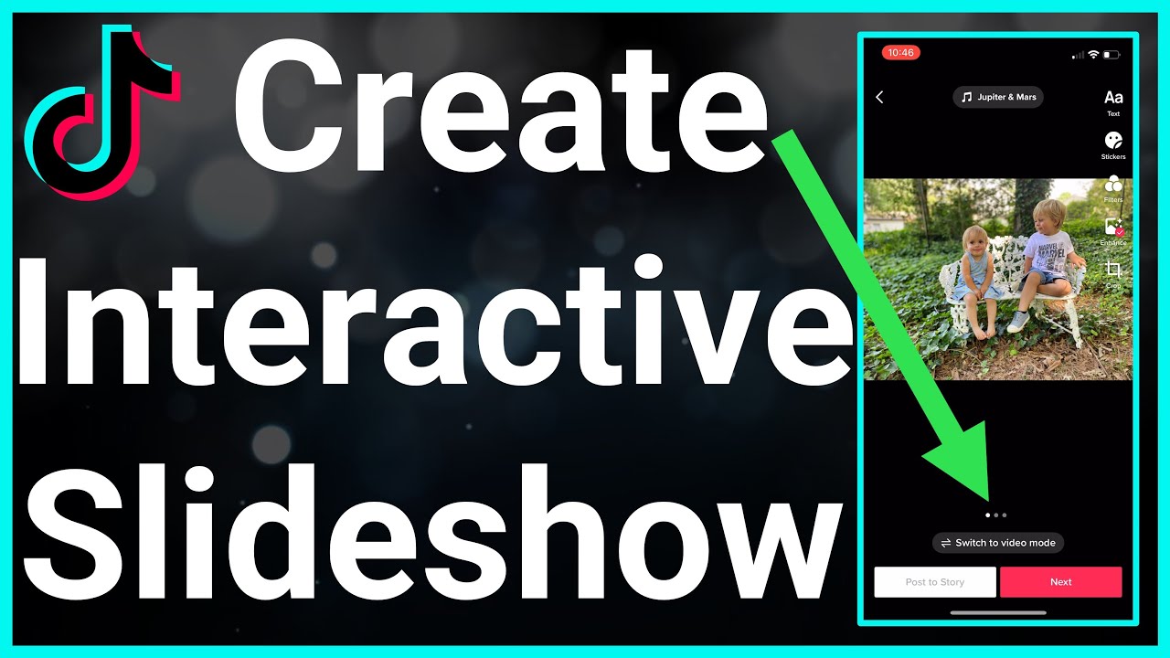 How To Make Interactive Slideshow On Tiktok Youtube