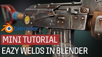 How To Make Welds In Blender - The Easy and Free Way