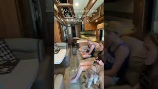 Favorite thing about traveling in a Class A motorhome. travelvlog rv luxury familyvlog