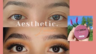 How To Achieve Bushy Brows In Easy Way Ft. Hype𝗕𝗥𝗢𝗪 By Aesthetic Lueur Cosmetics