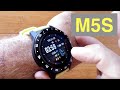 Bakeey M5S GPS, SIM/Bluetooth Calls, Blood Pressure, IP67 Waterproof Smartwatch: Unboxing & 1st Look