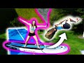 Ich SURFE auf meiner XXL AIRTRACK! (Fails) || VIDEO 321