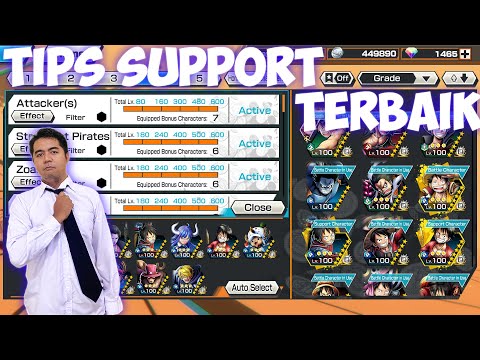 Pemula Harus Tau !!! Tips Build Support Terbaik Setelah 4th Anniversary 🔥🔥 - One Piece Bounty Rush