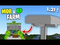 BEST MINECRAFT MOB FARM 1.21 | Easy, XP, No Mob Spawner