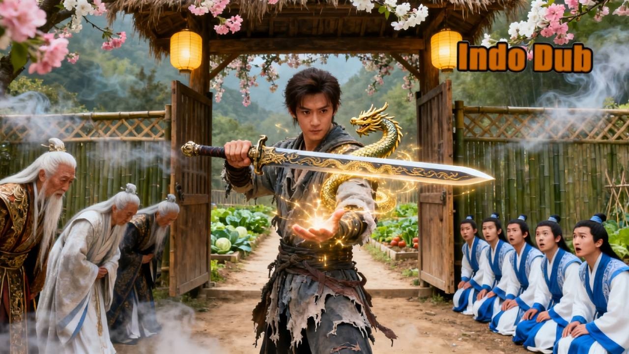 Petani miskin ini ternyata Dewa Pedang! Identitas terungkap, seluruh dunia silat tunduk!