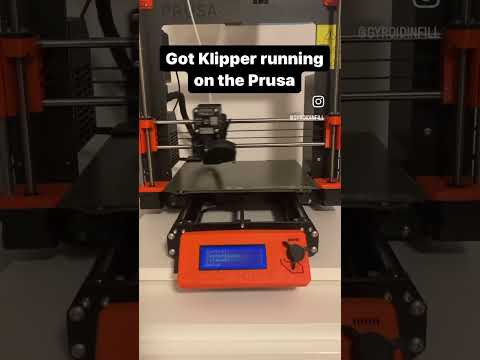 Didn’t even know this is possible, but it’s pretty cool :D #prusa #klipper #3dprinting
