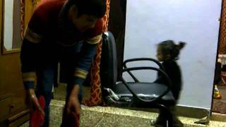 Anagh..1.5 month..talking for 1st time...language known to him only.3GP