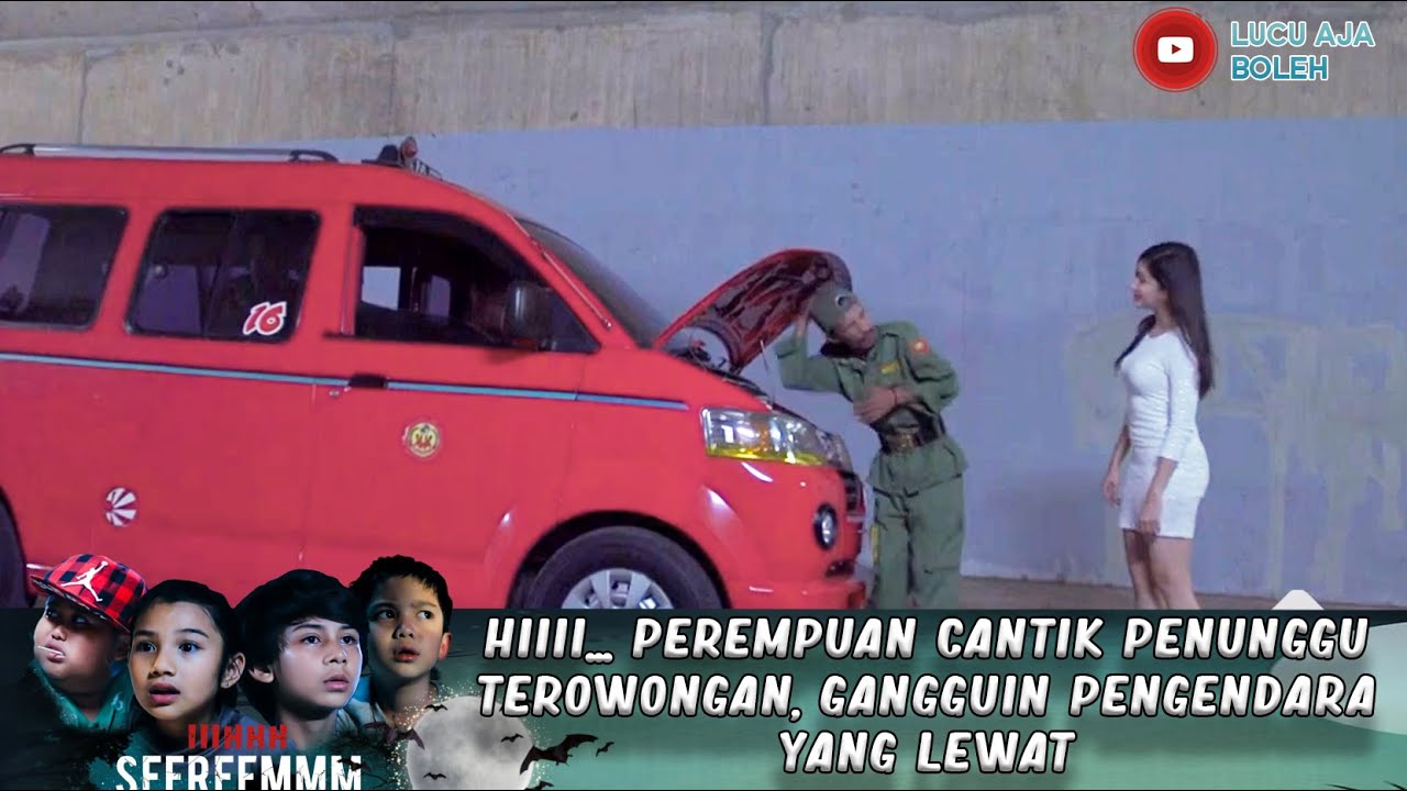 HIIII... PEREMPUAN CANTIK PENUNGGUTEROWONGAN, GANGGUIN PENGENDARAYANG LEWAT-IH SEREM