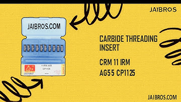 11IR AG55 Internal Threading CRM Carbide Insert - Jaibros