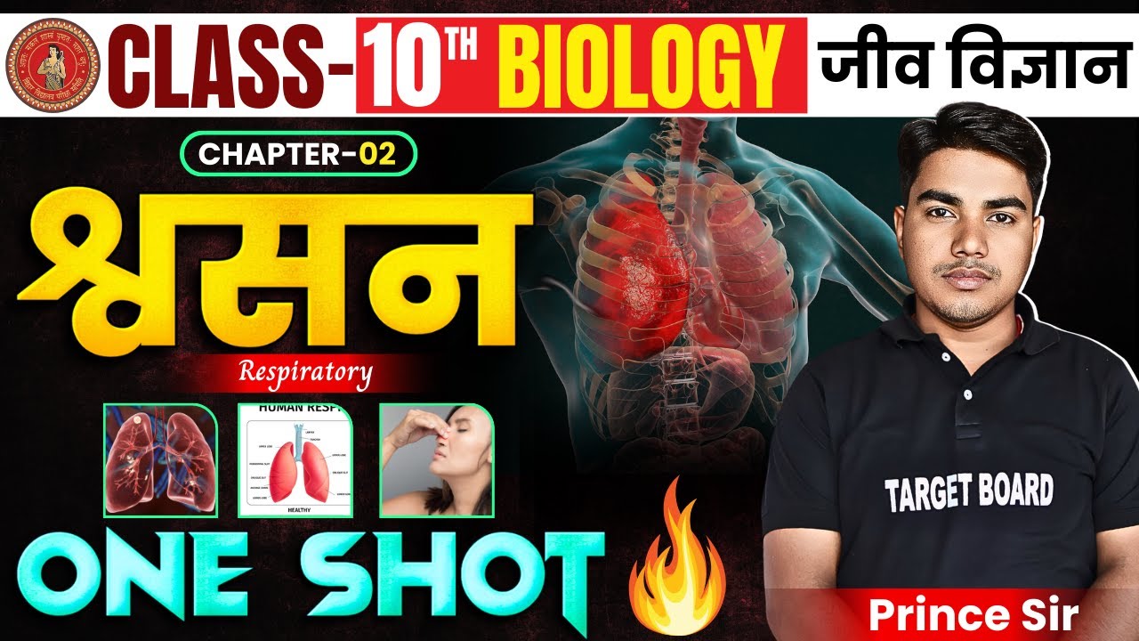 श्वसन -Respiratory System | Biology Class 10 Chapter 2 | Class 10 Biology Chapter 2 | Swasan Tantra