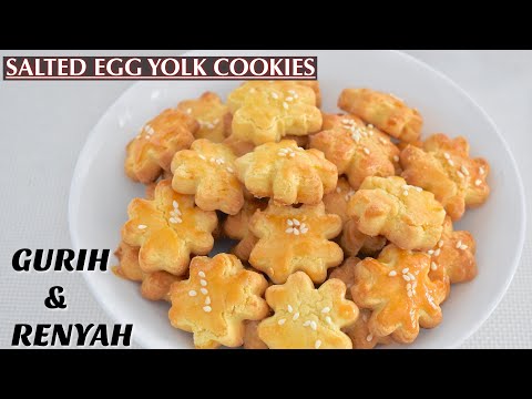 SALTED EGG YOLK COOKIES | KUE KERING TELUR ASIN GURIH RENYAH