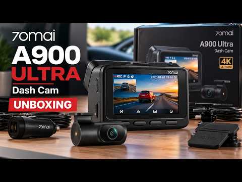 70mai A900 Ultra | UNBOXING – Scopriamo la dash cam 4K e gli accessori!