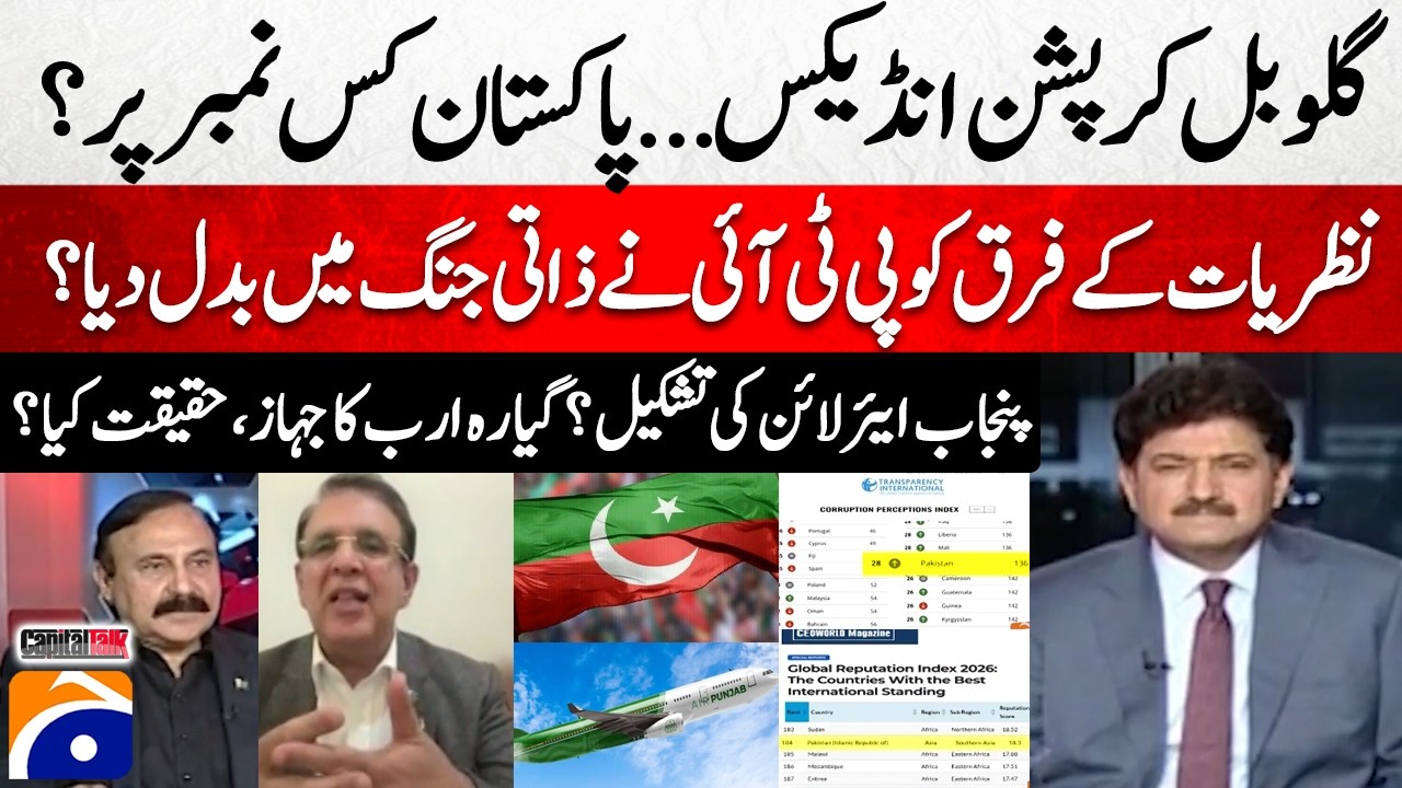 Pakistan’s Ranking in Global Corruption Index? - Punjab Airlines? -11 Billion Jet Controversy