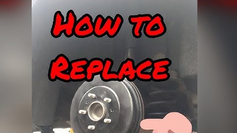 How to replace shoes and drum brakes Mk2 Ford Focus
