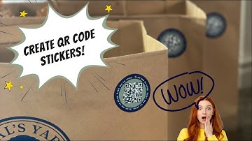 How to use Canva to create QR code stickers
