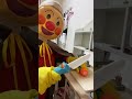 アンパンマンとおままごとしよう！にんじんトントン野菜を切ります。お料理　#shorts