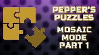 Pepper's Puzzles : Picross Mosaic | Part 01 | @TheAltPlay screenshot 5