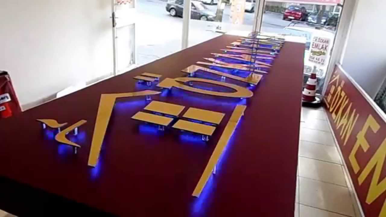 RGB LED - Ledli Tabela - Kabartma Harfli Tabela