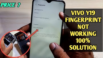 Vivo Y19 Fingerprint Sensor Not working Fix| How to replacement vivo y19 fingerprint sensor