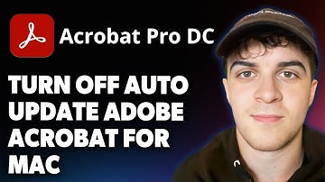 How to Turn Off Auto Update Adobe Acrobat  Pro DC for Mac  [2025 Full Guide]