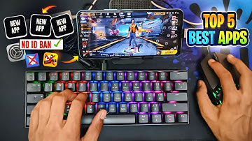 2024 🔥 New apps to play free fire with keyboard and mouse in mobile| keyboard and mouse in mobile