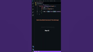 OTP Generator in JavaScript. #programming #javascript #js #programinglanguage
