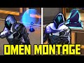 THE ULTIMATE OMEN MONTAGE - 200 IQ Tricks & Outplays - VALORANT