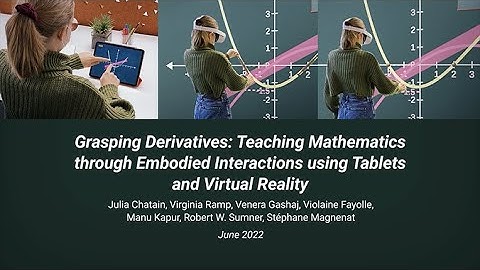[IDC 2022] Grasping Derivatives through Embodied Interactions