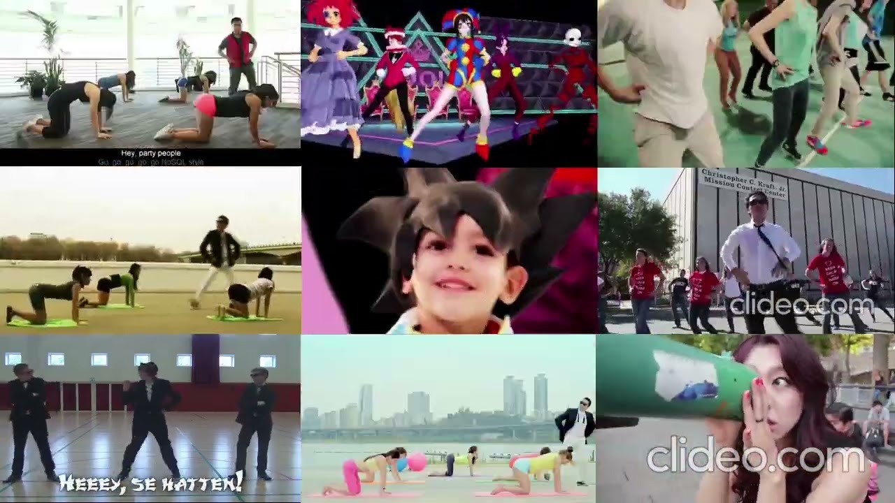 9 Gangnam Style Mashup