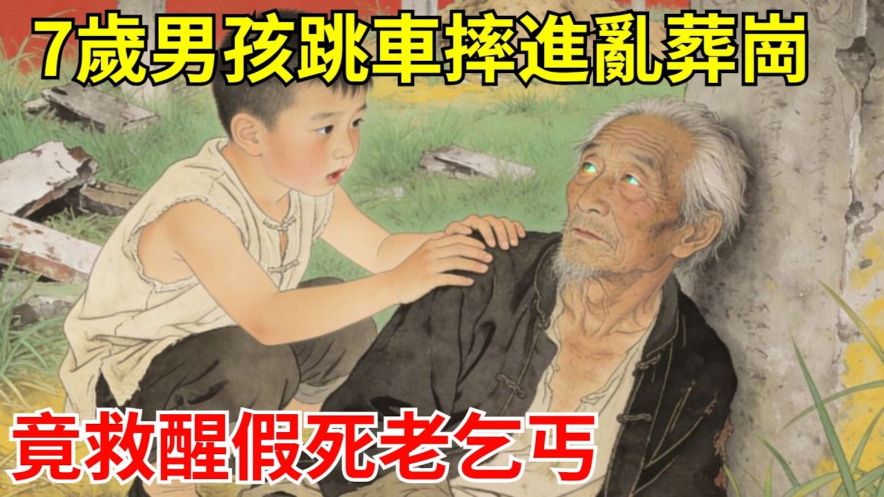 7歲男孩被叔父賣給人販子，跳車摔進亂葬崗，竟救醒假死老乞丐。誰知老乞丐是藥王轉世，教他辨百草，十年後回村開醫館，叔父嚇得當場癱瘓！ #故事頻道#聽書#民間故事#說書#善有善報#爽文
