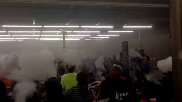 Worlds biggest Vape cloud at the Delta Plex grand rapids Michigan