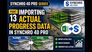 Synchro 4D Part-13  Importing Actual Progress Data in Synchro 4D Pro