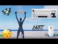 AULA X EPOMAKER F65 ASMR😴 FreeBuilding 🏗️ Satifying Keyboard Fortnite 360 FPS 240 HZ