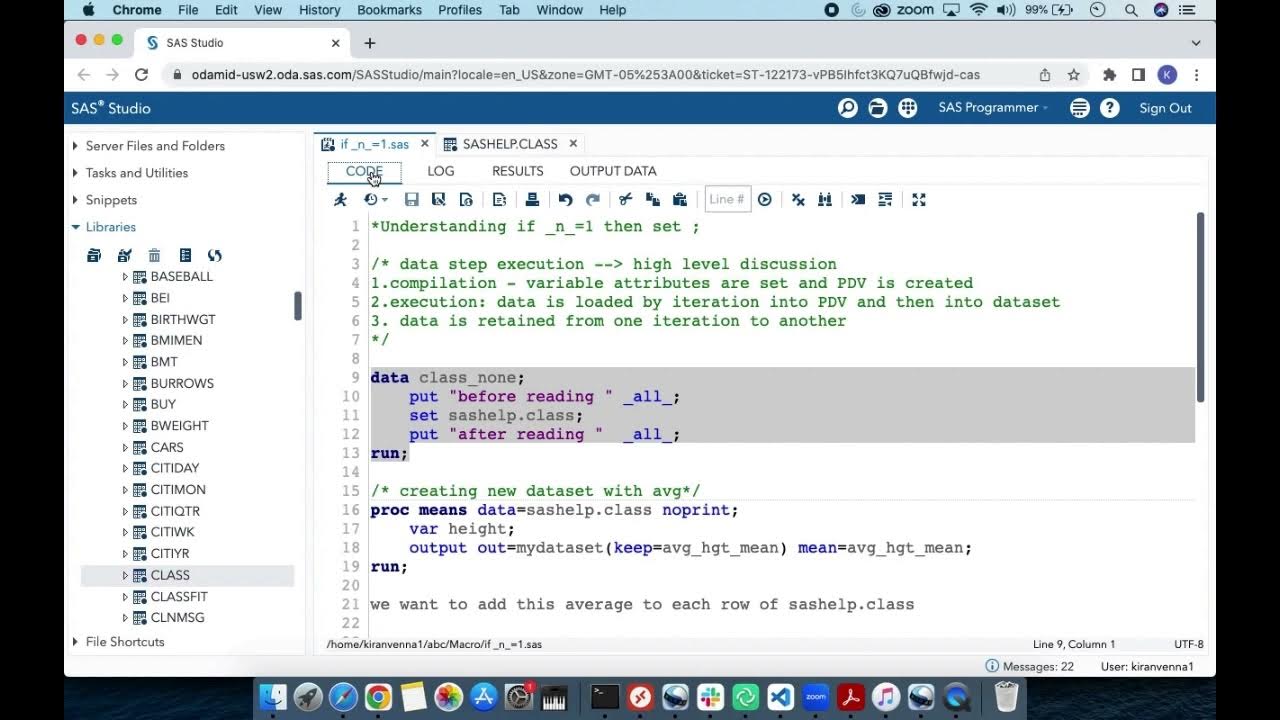 Understanding if _n_=1 then set - YouTube