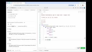 leetcode 3994  Minimum Adjacent Swaps to Partition Array | problem reduction, progressive coding