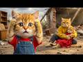 Mama Cat Is in Danger During an Earthquake – Ginger Kitten Anxiously Goes to Find Her!