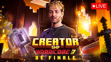 🔴LIVE: Minecraft CreatorSMP Hardcore 3 FINALE