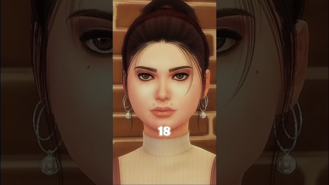 At what age did she look the best? 🤍 #sims4