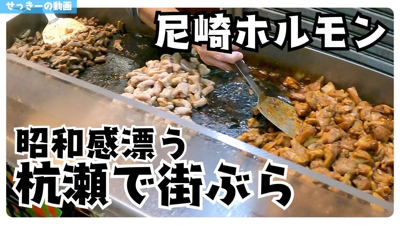 街ぶら&食べ歩き🚶🍴【尼崎の玄関口・杭瀬】ホルモン焼き 焼き鳥 商店街 グルメ 五色横丁 昭和 探訪