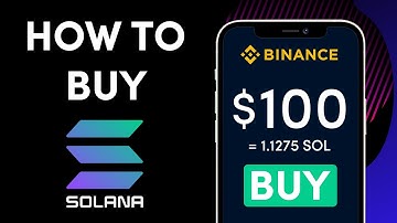 How to Buy Solana using Binance