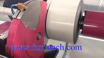 FR-1300A Automatic Foam Adhesive Tape Log Roll Cutting Machine (Adhesive Tape Machine)