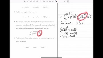 Calculus with Parametric Equations Part 3