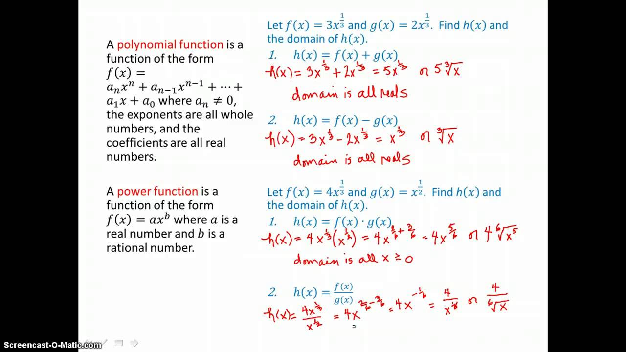 Algebra 2 chapter 6 section 3 youtube